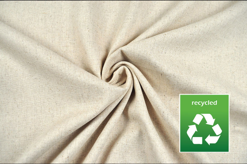 Recycling-Leinenmix Natur