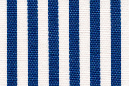 Markisen-/Outdoor-Stoff gestreift Weiß/Blau