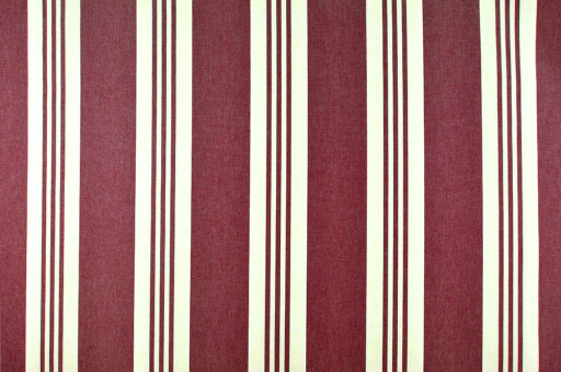 Markisen- und Outdoor-Stoff Spain Summer Cordoba Bordeaux/Creme
