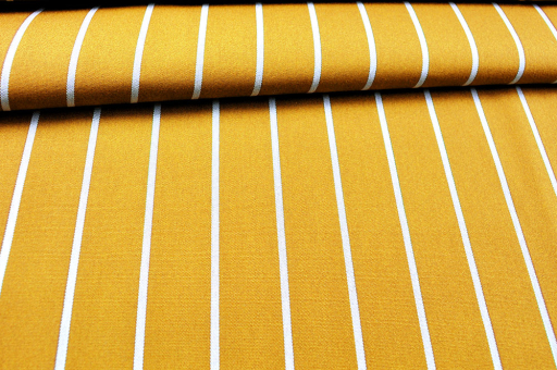 Markisenstoff gestreift - Spain Summer - 160 cm Gelb