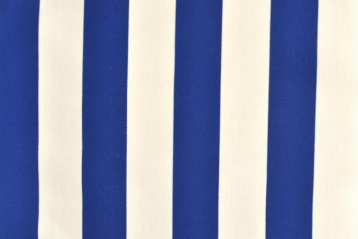 Outdoor-Stoff Son Vida - Streifen - 45 cm Blau/Weiß