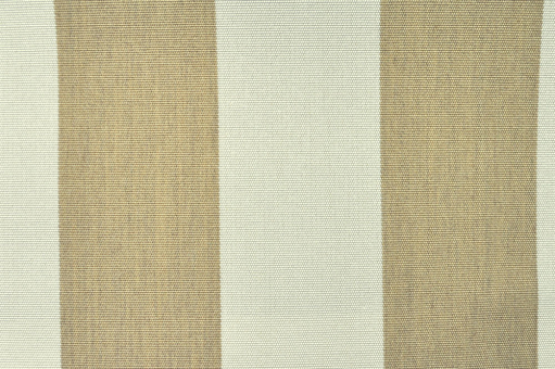 Markisen- und Outdoor-Möbelstoff - Blockstreifen Beige Melange/Creme