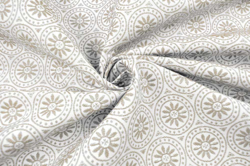 Jacquard Outdoor - zweiseitig - Marina - Beige 