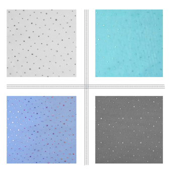 Organza Hologramm-Pailletten 