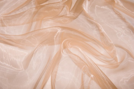 Organza Stoff Apricot