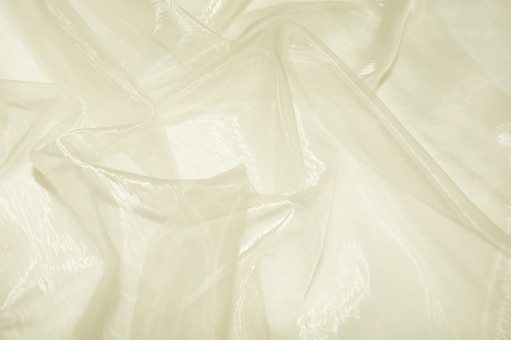 Organza Stoff Creme