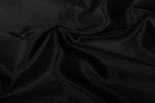 Satin  - Halloween - Schwarz 