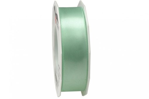 Satinband - 25 mm breit - 25-m-Rolle Mint