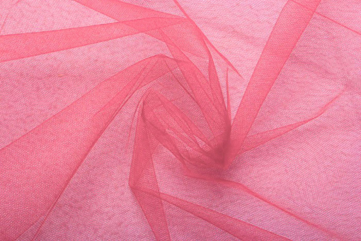 Schleiertüll - extra weich Bonbon-Rosa