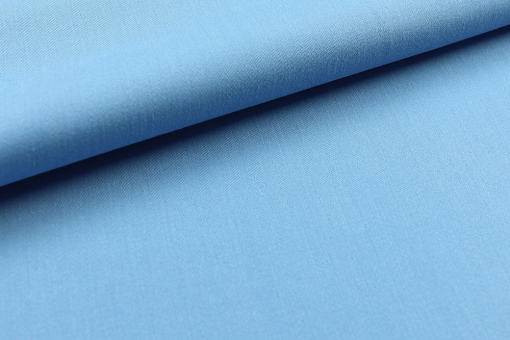 Baumwoll-Stretch - Hellblau 