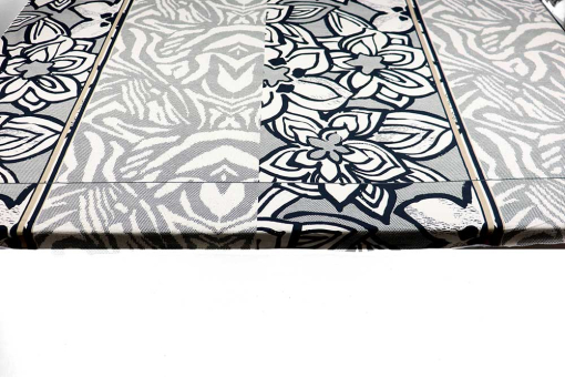 Panel-French-Terry - Striped Romance 