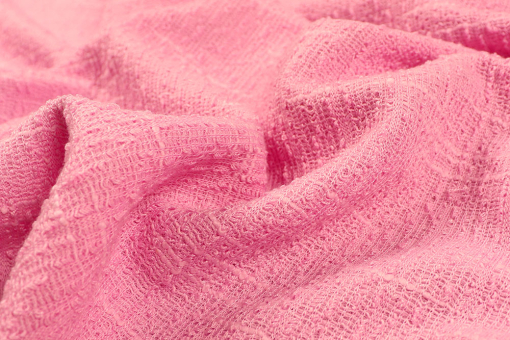 Bekleidungsstoff Fuzzy - Rosa 