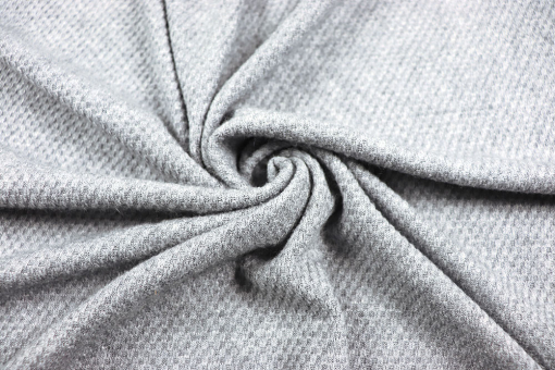 Kuscheliger Strickstoff - Hellgrau 