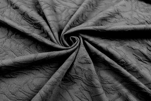 Mode Jacquard-Stoff in Schwarz 