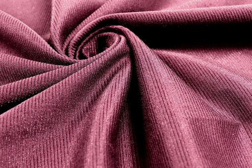 Sportswear Stoff - Glänzend - Bordeaux 