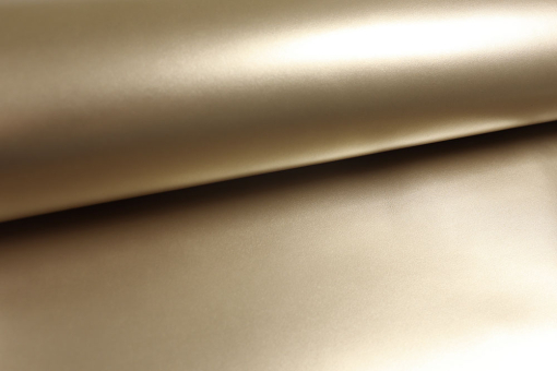 Glatte Echtleder-Haut 1 qm - Gold - B-Ware 