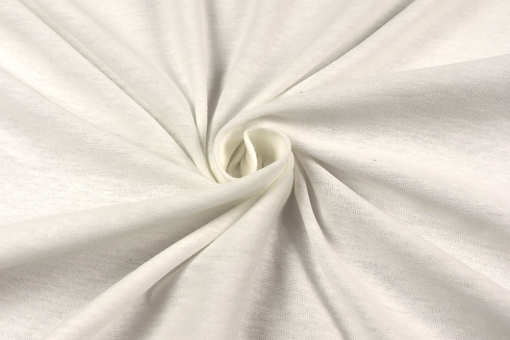 Leichter Jersey aus reiner Baumwolle - Creme 