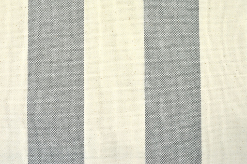 Segeltuch Basic - 280 cm - Blockstreifen - Grau 