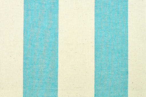 Segeltuch Basic - 280 cm - Blockstreifen - Türkis 