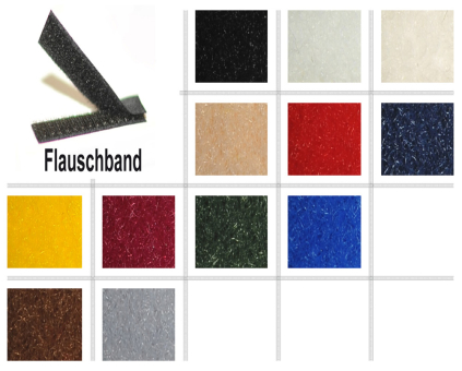 Flauschband selbstklebend - 30 mm - 25 m-Rolle 