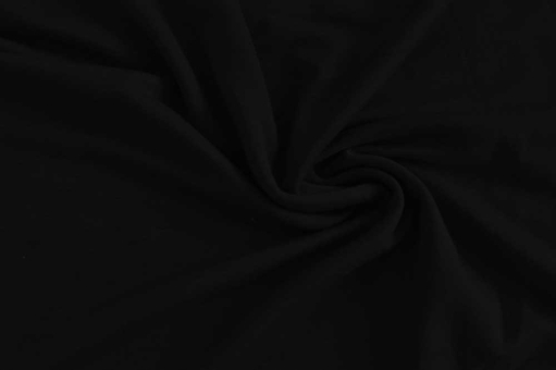Viskose-Jersey-Stoff - Schwarz - 1,0 Meter Schwarz