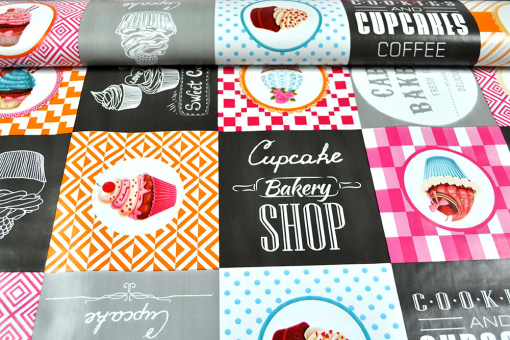 Wachstuchstoff - Sweet Bakehouse 
