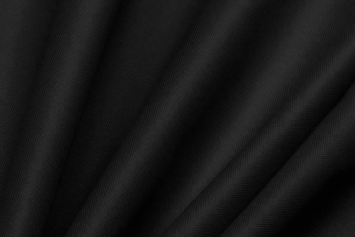 Polyester-Stoff - Bristol - winddicht & reißfest Anthrazit
