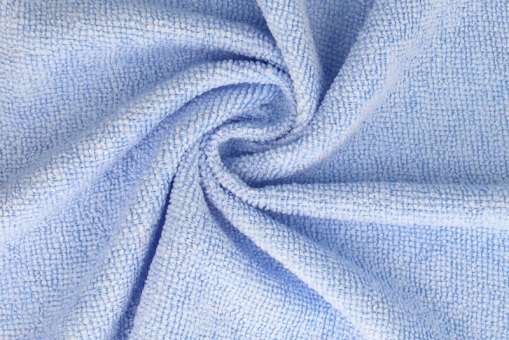 Mikrofasertuch als Meterware - 150 cm Hellblau