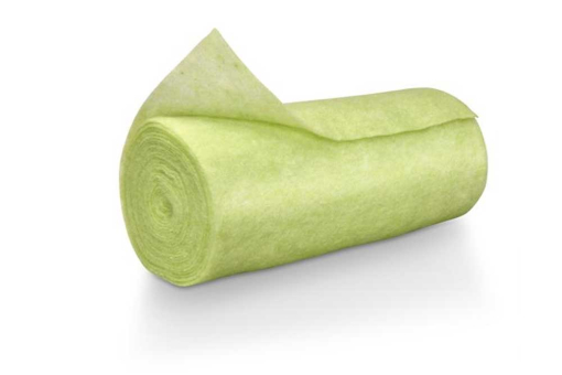 Filzmatte Schafschurwolle - 55 cm breit Frühlingsgrün