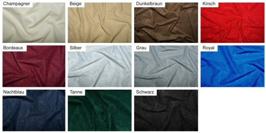 Kunstleder Velours schwer entflammbar 