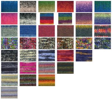 Stricken - Waschen - Filzen - 50 g - Bunt 