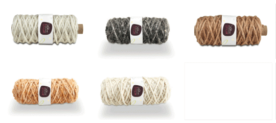 Makramee-Garn - 5 mm - Jutekern - 50-Meter-Rolle 