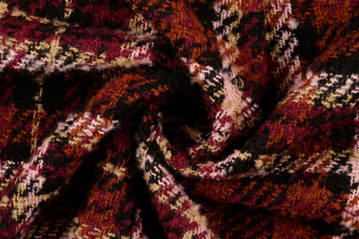 Tweed - Scottish Karo - Rot 
