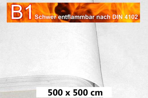 Beamer textile Leinwand B1 - Weiß - Projektion 1:1 500 x 500 cm