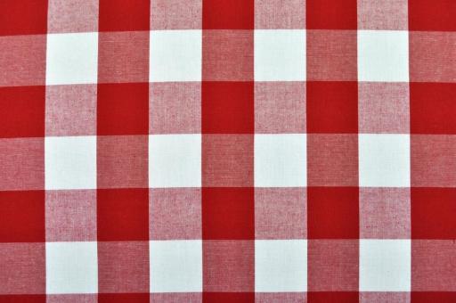 Vichy-Karo Tirol - 5,5 cm - Rot - 2,0 Meter Rot