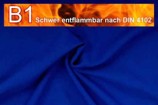 Allround Stoff - schwer entflammbar - Royal - 2,0 Meter Royal
