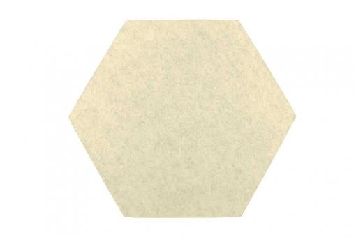 Akustikpaneel Wand - Blue Fiber - Hexagon 25 - inkl. Befestigung Stone Beige