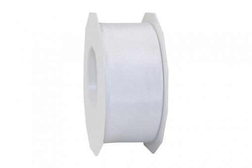 Drahtkantenband Hilde - 15 mm breit - 20 Meter Weiß