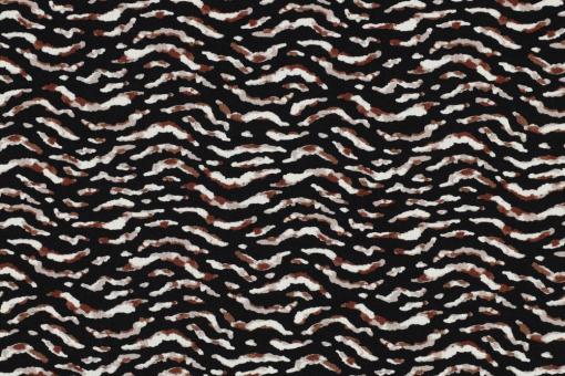 Viskosejersey Digitaldruck - Zebra-Look 