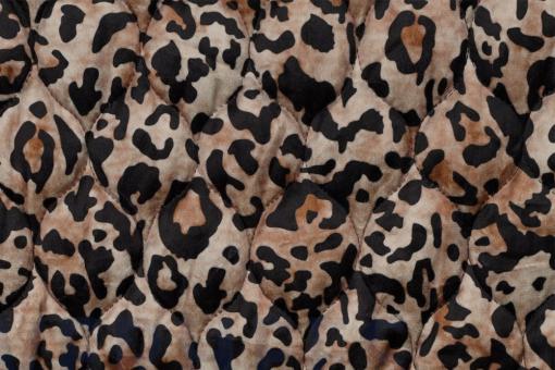 Steppstoff Velours - Leo-Love 