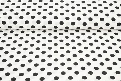 Gewaschener Viskosestoff mit Polka Dots 