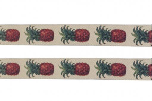 Borte Jacquard - 2 cm breit - Ananas 