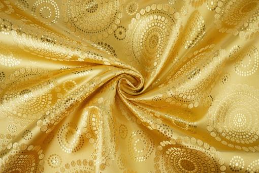 Brokat Dotty Mandala - Gold 