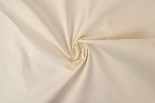 Baumwollstoff - schwer entflammbar B1 - 300 cm Creme