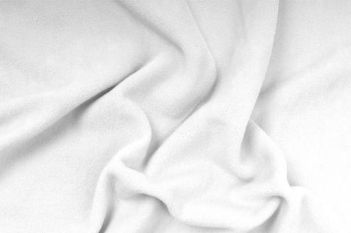Fleece - Weiß - 2,0 Meter Weiß