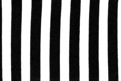 Allroundstoff mit Streifen - Schwarz/Weiß 