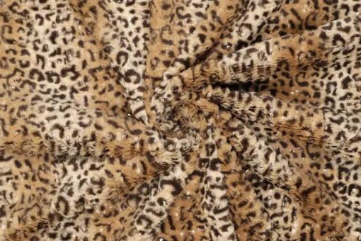 Fellimitat Leopard - Pailletten 