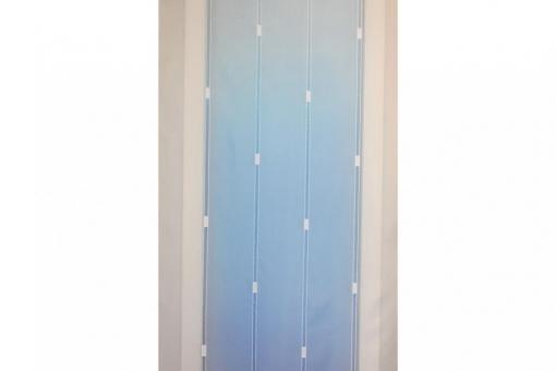 Voile Malmo - 300 cm - Bleiband - Weiß transparent - 1,0 Meter 