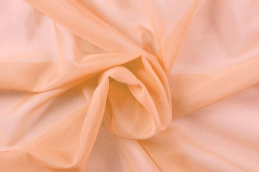 Voile Klassik - Breite: 150 cm - Apricot - 1,0 Meter Apricot