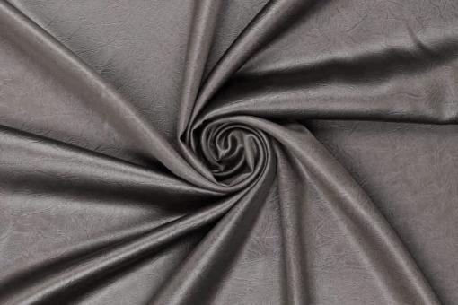 Satin-Lederimitat Grau
